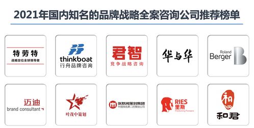 2021年国内知名品牌战略全案咨询公司推荐榜单 助力企业品牌升级与市场拓展